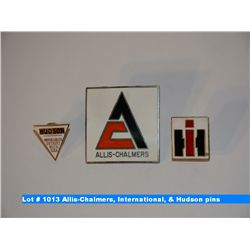 Allis-Chalmers, International, & Hudson pins
