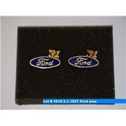 2 x 1931 Ford pins