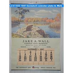 1947 Cockshutt calendar (Jake A. Wall)