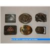 Image 1 : 6 x assorted belt buckles