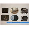 Image 2 : 6 x assorted belt buckles