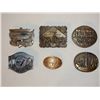 Image 1 : 6 x assorted belt buckles