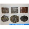 Image 1 : 6 x assorted belt buckles