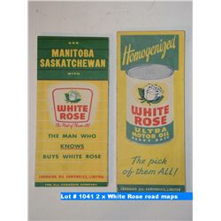 2 x White Rose road maps
