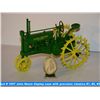 Image 2 : Handmade John Deere display case with precision classics #1, #2, #3 (Ertl John Deere model A tractor