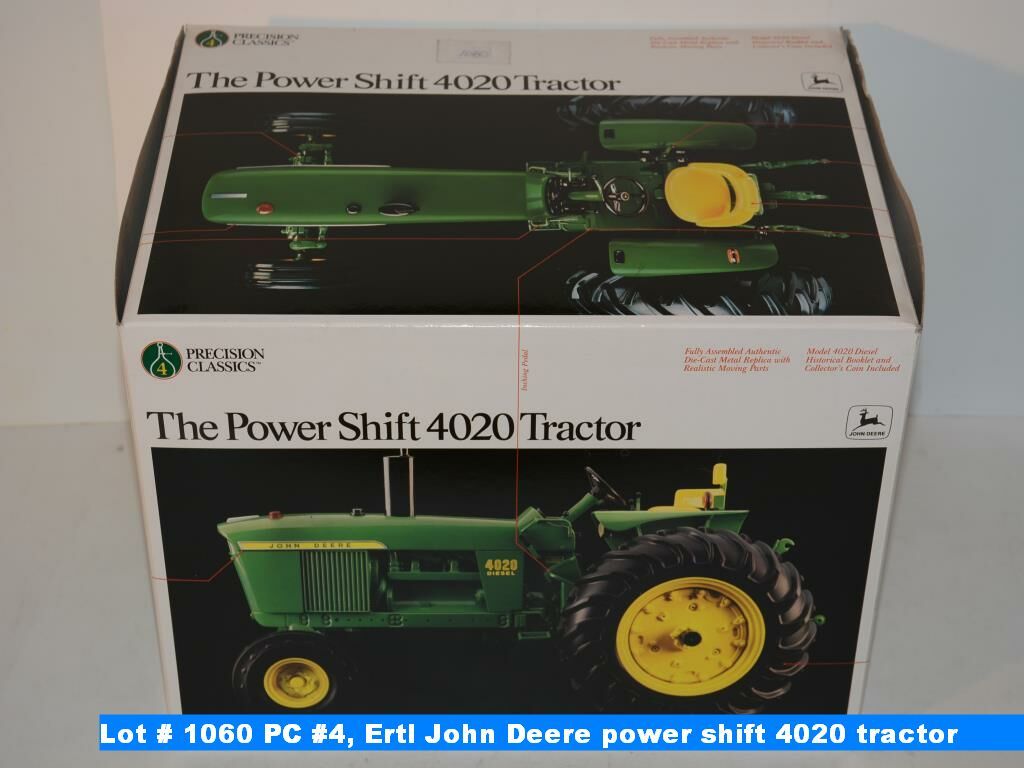 ERTL 1//16 JOHN DEERE POWER SHIFT 4020 PRECISION #4 TRACTOR