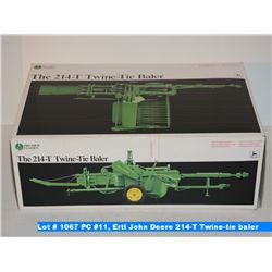 Precision classics #11, Ertl John Deere 214-T Twine-tie baler