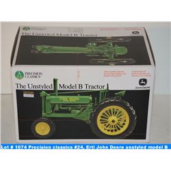 Precision classics #24, Ertl John Deere unstyled model B tractor