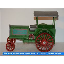Heider Rock Island Plow Co. Tractor - limited edition (657/1500)