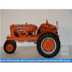 Franklin Mint Precision models Allis-Chalmers WC tractor