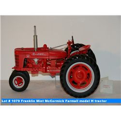 Franklin Mint Precision models McCormick Farmall model H tractor