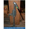 Image 1 : well pump, made in Canada, with wooden handle, painted
