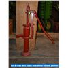 Image 1 : well pump with metal handle, painted