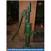 Image 1 : well pump with metal handle, painted