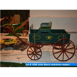 John Deere miniature wagon