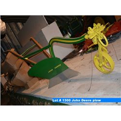 John Deere plow