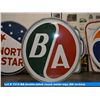 Image 2 : BA double-sided round metal sign (68 inches)