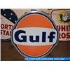 Image 1 : Gulf double-sided metal sign