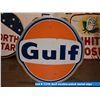 Image 2 : Gulf double-sided metal sign