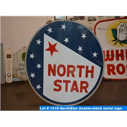 NorthStar double-sided metal sign