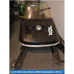 John Deere JDX4 Snowmobile (#030539M) 340 cc, 3784 miles