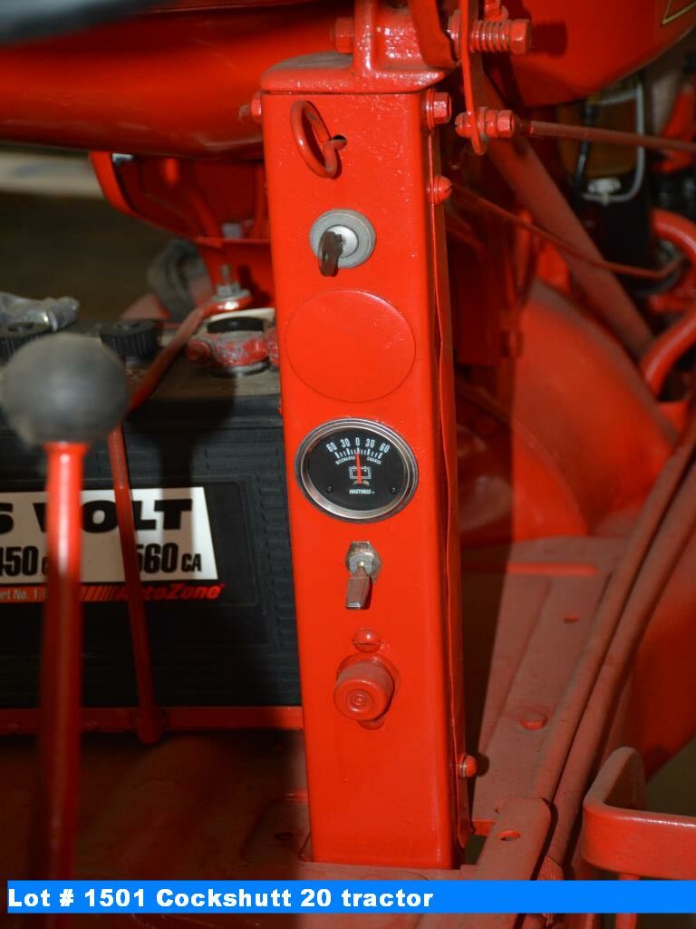 Cockshutt 20 tractor (rear differential back plate #206873)