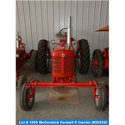 McCormick Farmall C tractor (#20252)