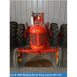 Massey-Harris Pony tractor (#1112)
