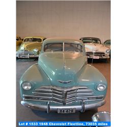 1948 Chevrolet Fleetline, 73035 miles