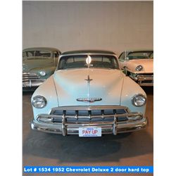 1952 Chevrolet Deluxe 2 door hard top (#2103765259), 72798 miles