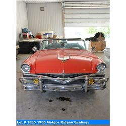 1956 Meteor Rideau Sunliner convertible soft top (1 of 400 ever built), (#276BK56-124006), 66679 mil