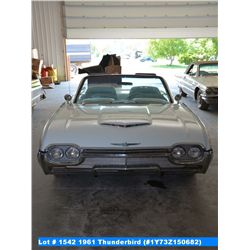 1961 Thunderbird (#1Y73Z150682), 92865 miles