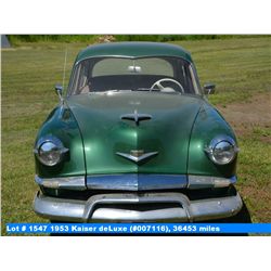1953 Kaiser deLuxe (#007116), 36453 miles