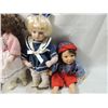 Image 3 : LOT 4 11" ASSORTED PORCELAIN DOLLS