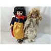 Image 1 : LOT 2 PORCELAIN DOLLS SNOW WHITE AND SWEET FLORAL