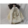 Image 3 : PORCELAIN DOLL IN WINTER WHITE DRESS AND CAPE