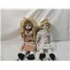 Image 1 : LOT 2 WHITE PORCELAIN DOLLS