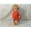Image 1 : HORSMAN DOLLS BABY DOLL IN RED DRESS