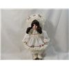 Image 3 : SMALL PORCELAIN DOLL IN WHITE DRESS