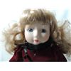 Image 2 : PORCELAIN DOLL IN VELVET WINTER DRESS