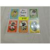 Image 1 : LOT 5 TOPPS FOOTBALL PLAYER ROOKIE CARDS