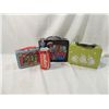 Image 5 : LOT 3 ASSORTED METAL LUNCH BOXES