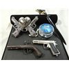 Image 1 : LOT 5 ASSORTED MINI GUN REPLICA BELT BUCKLE YOYO
