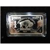 Image 3 : GERMAN SILVER 1 TROY OUNCE BISON BAR