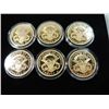 Image 2 : LOT 6 US 20 DOLLAR COIN COPY REPLICA