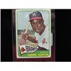 Image 1 : 1965 TOPPS HANK AARON #170 BASEBALL CARD