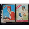 Image 1 : 1966 TOPPS 2 CARDS BASEBALL HOWSER & WILSON