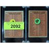 Image 2 : LOT 2 1966 TOPPS N.LEAGUE LEADERS BASEBALL CARDS