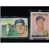 Image 1 : LOT 2 1956 & 1958 TOPPS BASEBALL CARD BUNNING, JEN