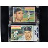 Image 1 : LOT 2 1956 TOPPS BASEBALL CARDS LONG & RHODES